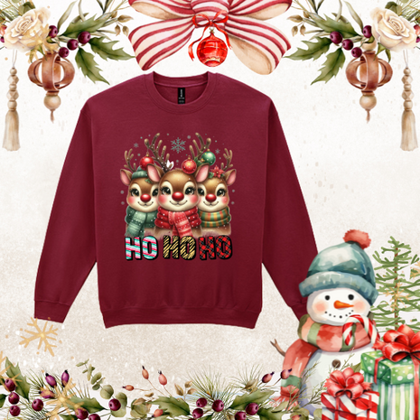 Kerst trui Rendier Ho Ho Ho