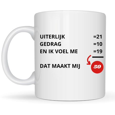 dat maakt mij 50