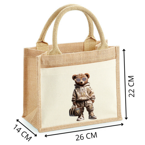 Jute tas LB Beer