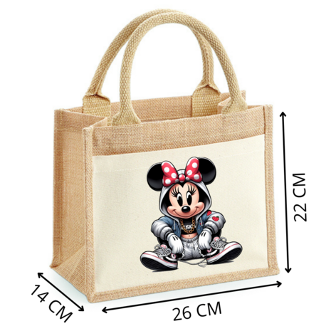 Jute tas Hip Hop Mous