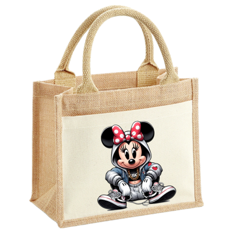 Jute tas Hip Hop Mous