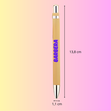 Bamboe Pen met naam