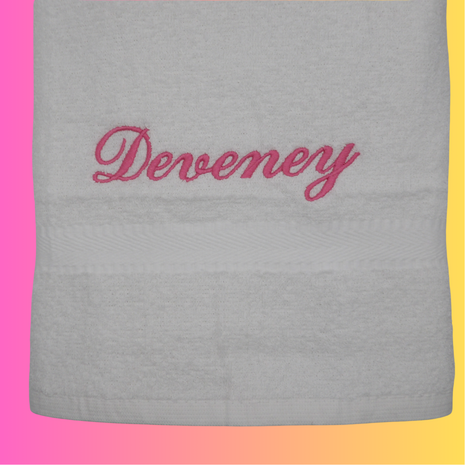Handdoek City Luxury met Naam Geborduurd 