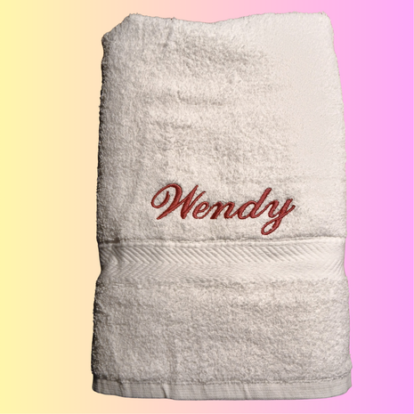 Handdoek City Luxury met Naam Geborduurd 