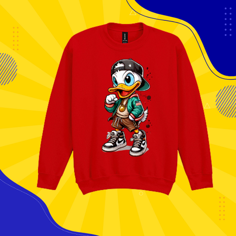 Donald Fun Duck Trui/Sweater Rood