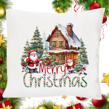 kerst kussen Merry Christmas