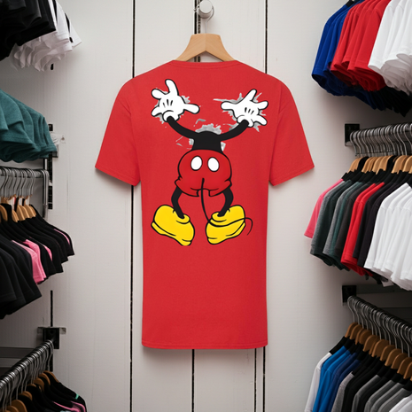T-shirt 3D Muis fullcolour opdruk Kinderen
