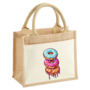 Jute mini tas Donuts